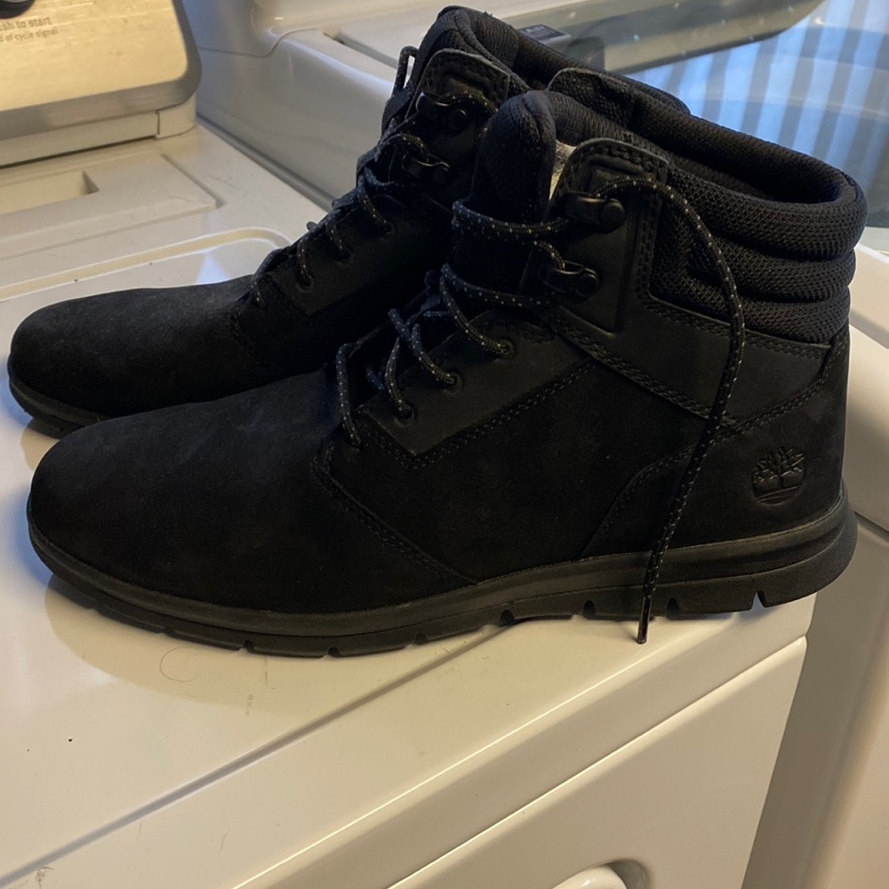 Men’s black Timberland shoes